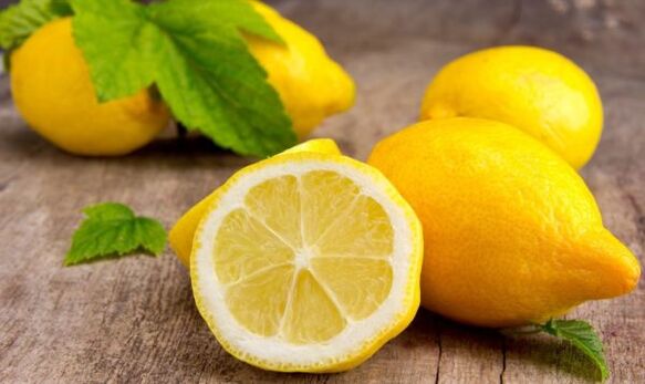 citron pour traiter les champignons